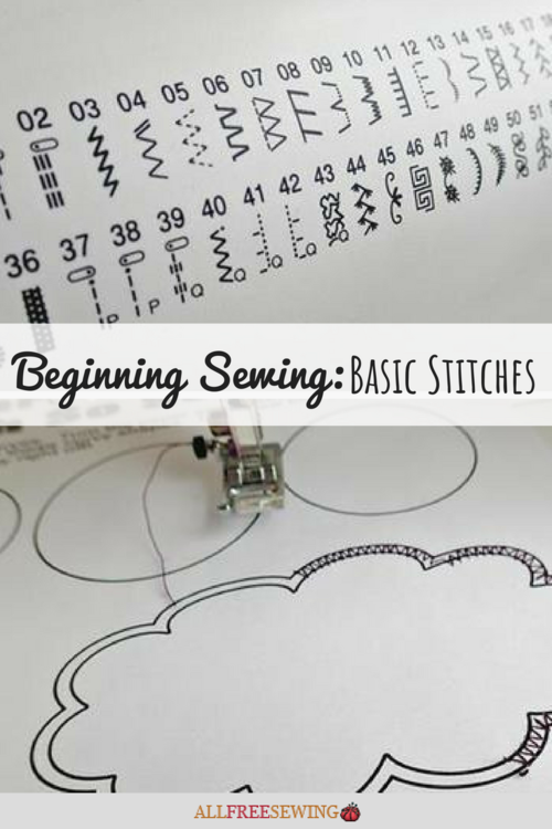 Beginning Sewing Basic Stitches