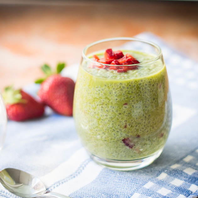 Strawberry Matcha Chia Pudding Recipe Strawberry Matcha Chia Pudding Recipe