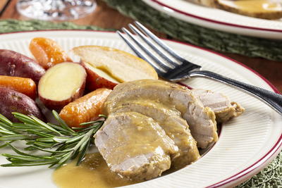 Slow Cooker Apple Pork Tenderloin