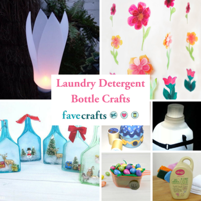 12+ Laundry Detergent Bottle Crafts