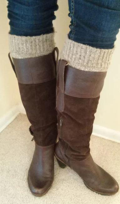 Recycled Sweater DIY Boot Socks