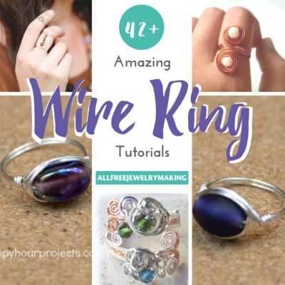 42 Amazing Wire Ring Tutorials