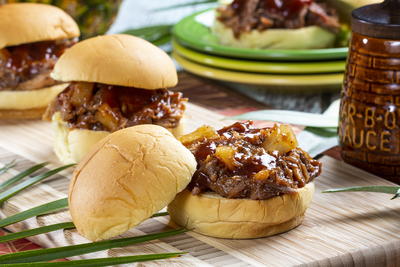 Tropical Pulled Pork Sliders