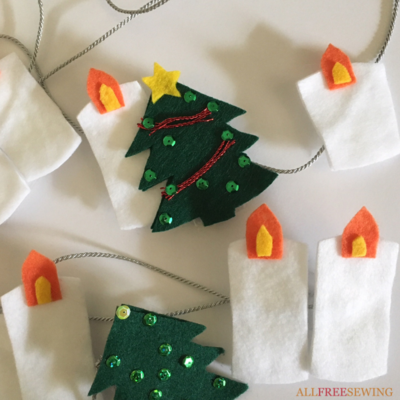 Scandinavian Christmas Garland Tutorial