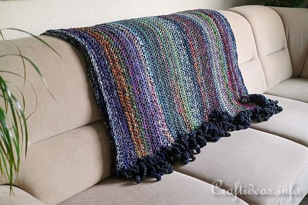 Crochet Afghan of Many Colors