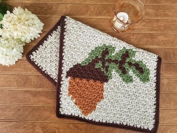 Acorn Hand Towel Acorn Hand Towel