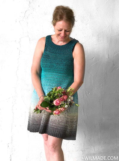 Easy Collar Crochet Dress