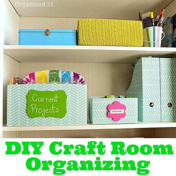 DIY Craft Room Organization DIY Craft Room Organization
