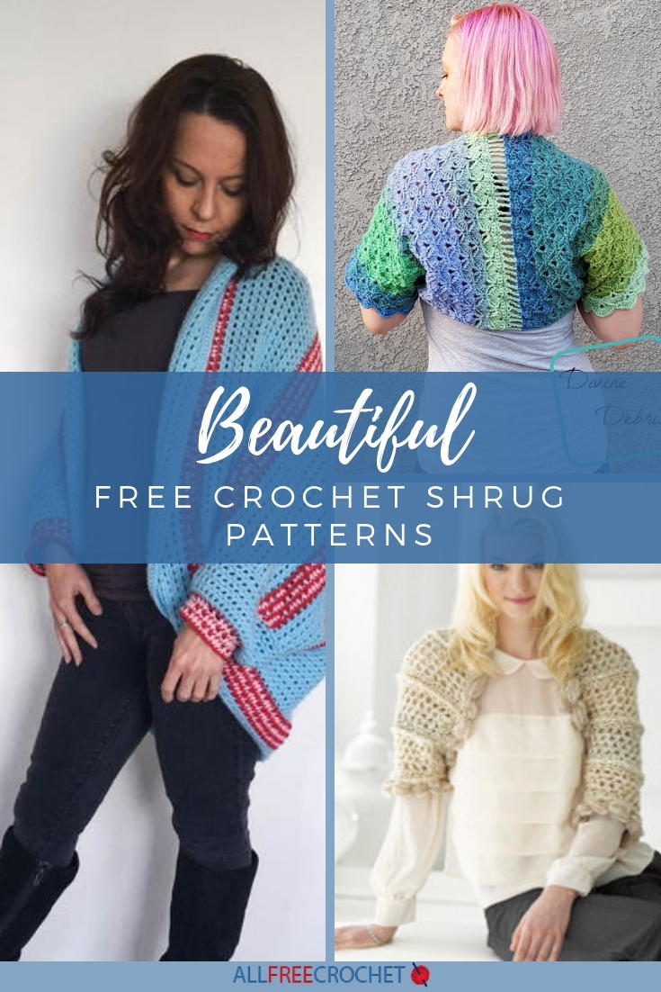 Crochet Mesh Shrug Ava Crochet