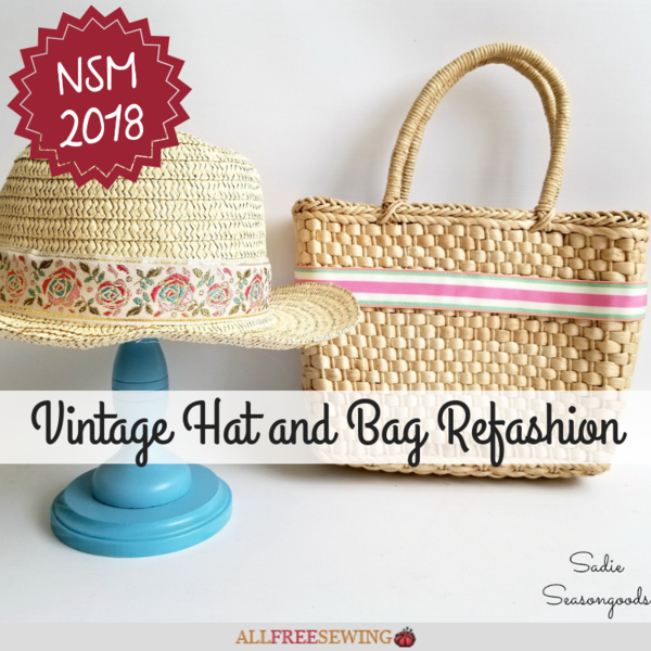 Vintage Hat and Bag Refashion Vintage Hat and Bag Refashion