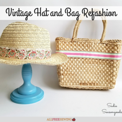 Vintage Hat and Bag Refashion