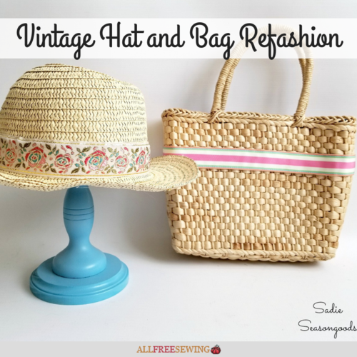 Vintage Hat and Bag Refashion