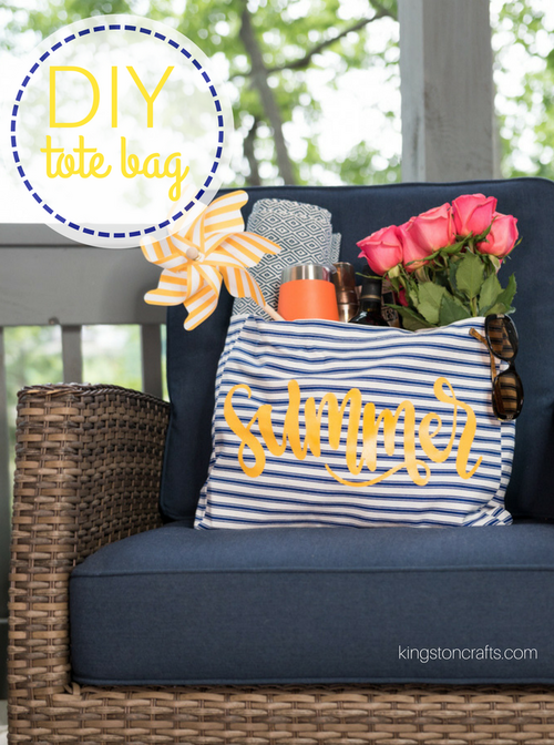 Easy DIY Summer Tote Bag Easy DIY Summer Tote Bag