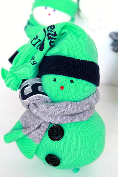 Adorable Little Sock Snowman Craft Adorable Little Sock Snowman Craft