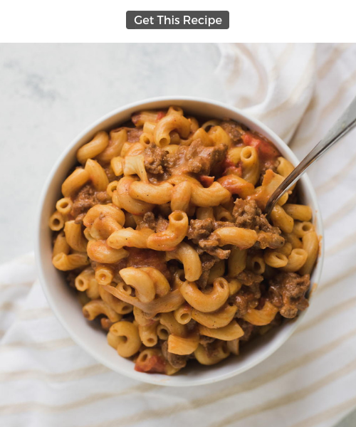 Cheesy One Pot Hamburger Casserole Cheesy One Pot Hamburger Casserole
