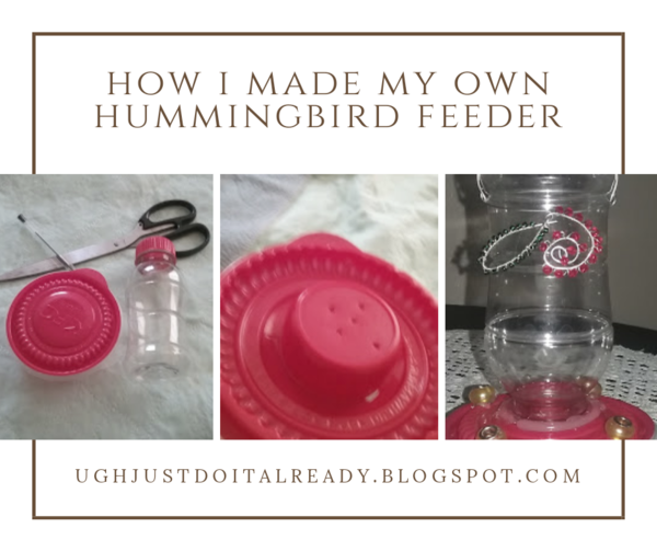 Recycled Hummingbird Feeder Recycled Hummingbird Feeder