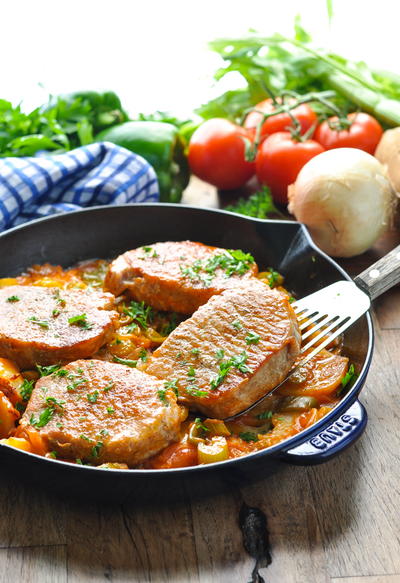 One Pot Southern Pork Chop Dinner