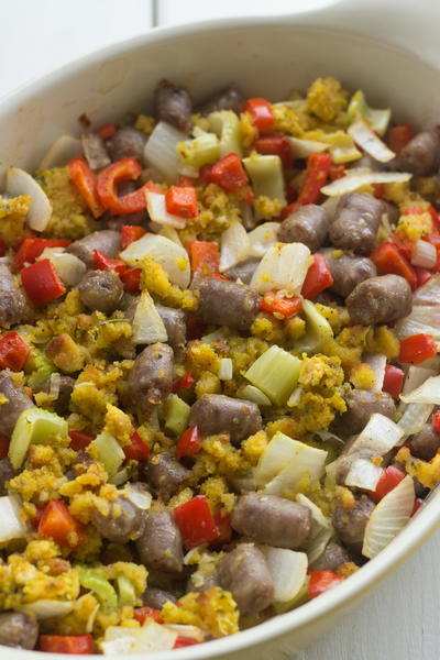 Sausage Cornbread Stuffing