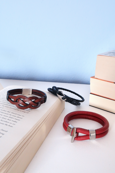 DIY Leather Bracelets for Guys