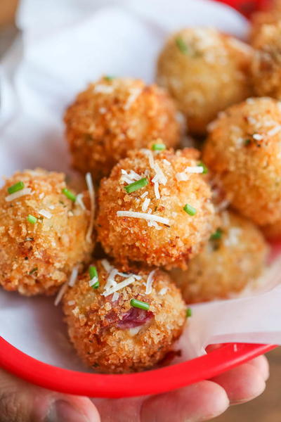 Loaded Mashed Potato Balls Loaded Mashed Potato Balls