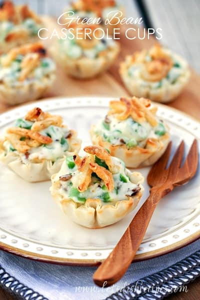 Green Bean Casserole Cups Green Bean Casserole Cups