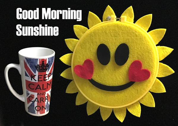 Felt Emoji Hoop Felt Emoji Hoop