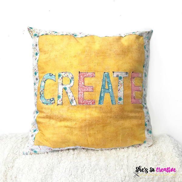 Create Pillow "Create" Pillow