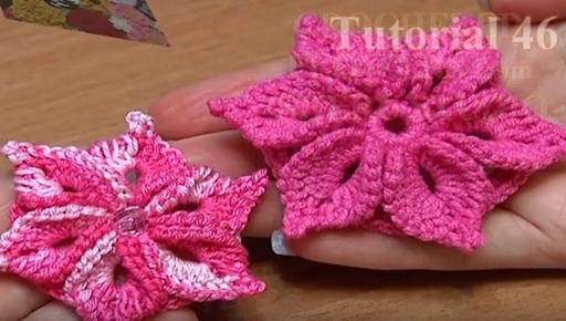 How to Crochet 3D Flower How to Crochet 3D Flower
