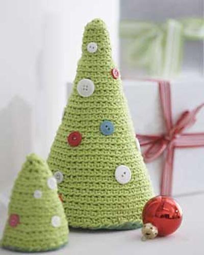 Crocheted Christmas Trees Crocheted Christmas Trees