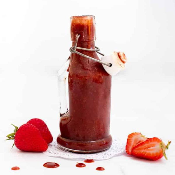 Oil Free Strawberry Vinaigrette Oil Free Strawberry Vinaigrette