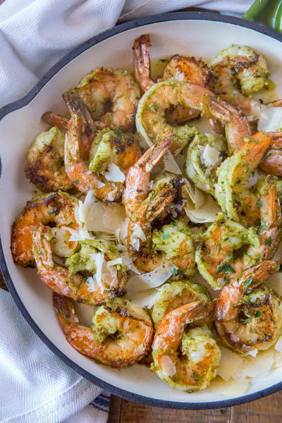 Pesto Shrimp Pesto Shrimp