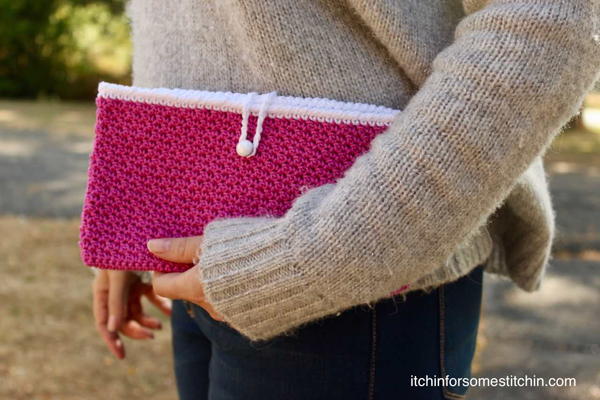 Seed Stitch Clutch Purse Seed Stitch Clutch Purse