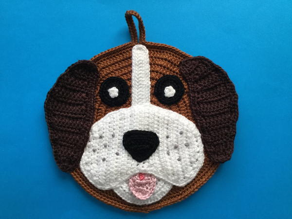 Crochet Dog Potholder Crochet Dog Potholder