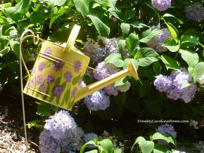 Watering Can Garden Art Project