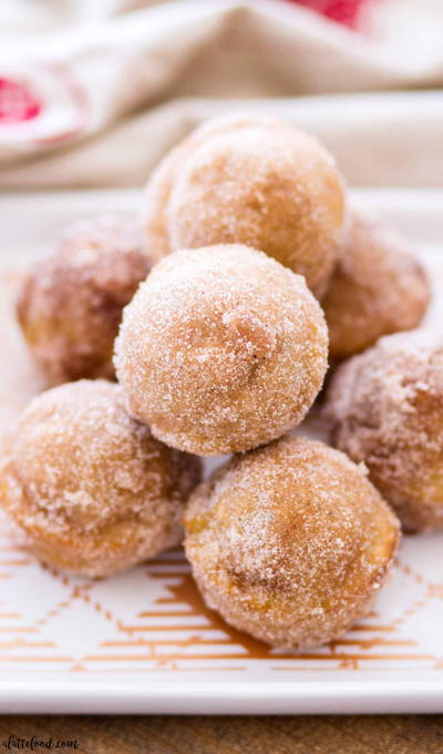 Cinnamon Sugar Pumpkin Donut Holes Cinnamon Sugar Pumpkin Donut Holes