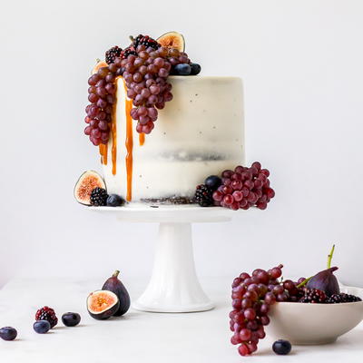 Salted Caramel & Dark Chocolate Birthday Cake