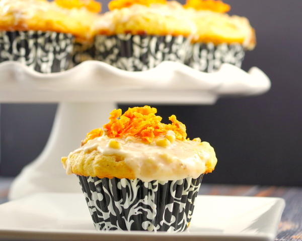 Glazed Carrot Cake Doughnut Muffin Glazed Carrot Cake Doughnut Muffin