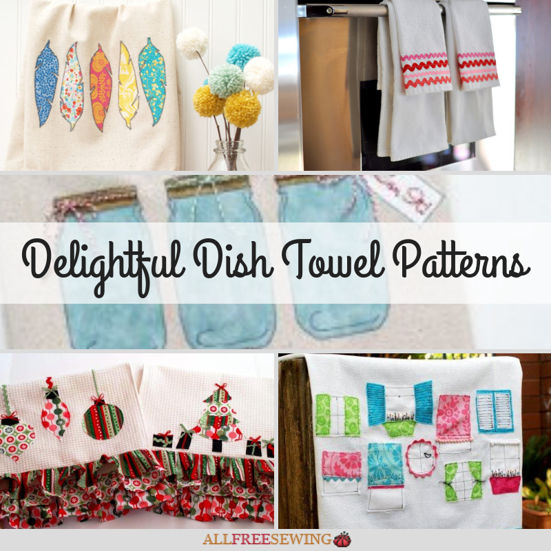 kitchen towel bib pattern