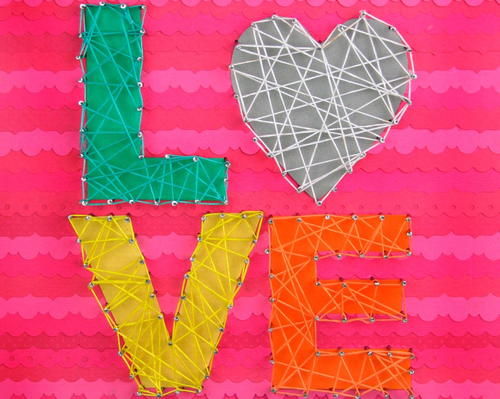 Vibrant String Art Vibrant String Art