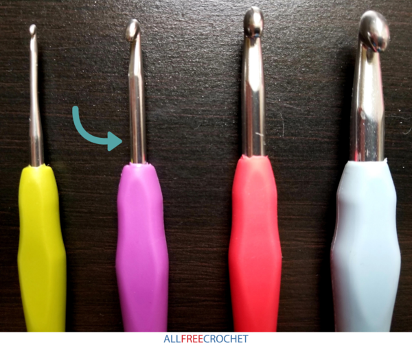 How to Measure a Crochet Hook