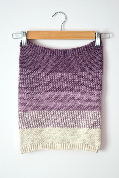 Ombre Moss Stitch Cowl Ombre Moss Stitch Cowl