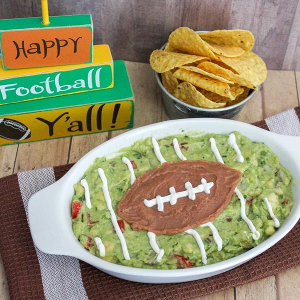 Guacamole Football for Game Day Guacamole Football for Game Day