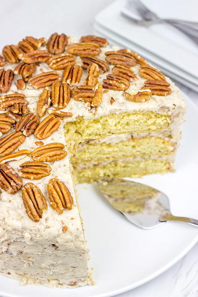 Southern Pecan Praline Cake Southern Pecan Praline Cake