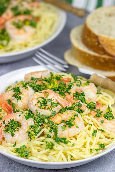 Shrimp Gremolata Linguine Shrimp Gremolata Linguine