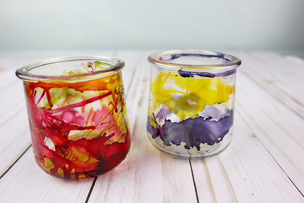 Upcycled Vases Using Alcohol Inks Upcycled Vases Using Alcohol Inks