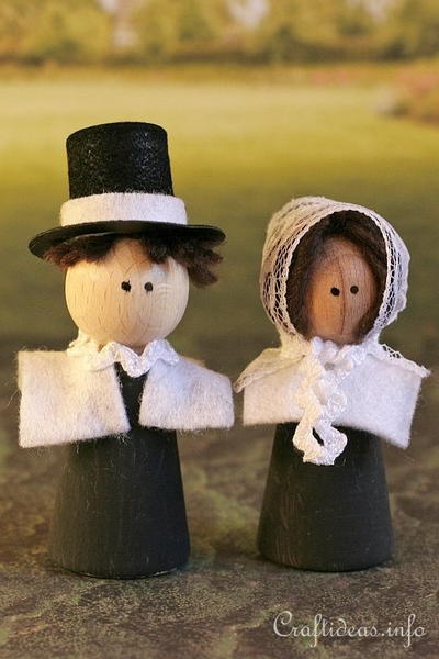 Thanksgiving Peg Pilgrims Thanksgiving Peg Pilgrims