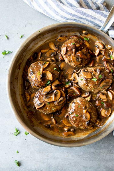 Salisbury Steak with Mushroom Gravy