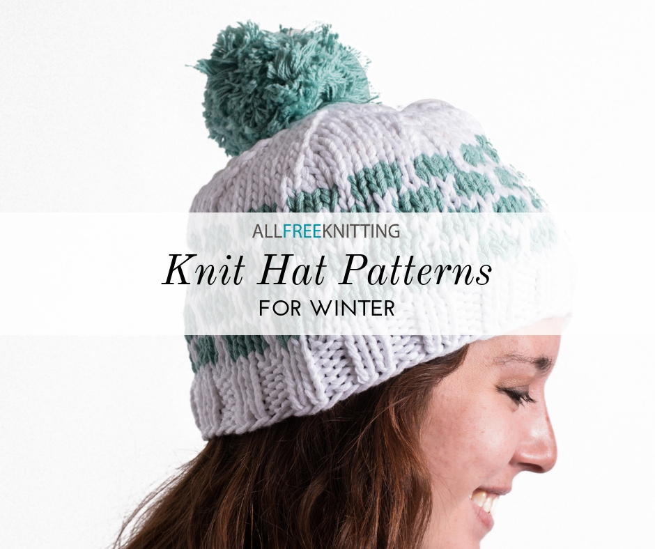 knit hat with bill