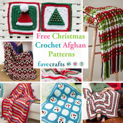 25 Free Christmas Crochet Afghan Patterns