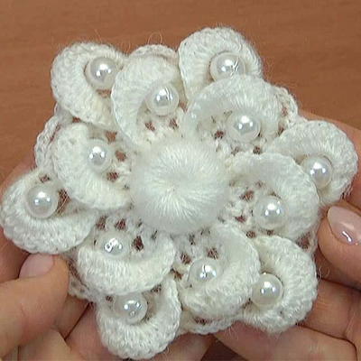Crochet Double Layered Flower Tutorial